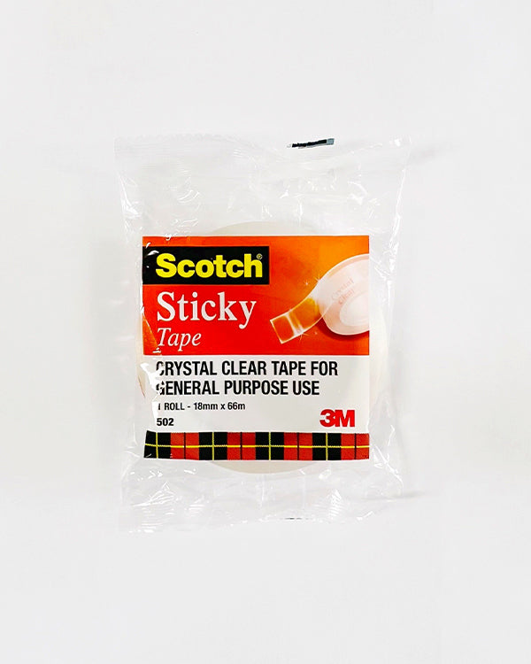 Scotch Tape 18mm x 66mtr Clear Tape