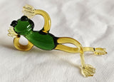 Ornament - Glass Art Cute Frogs (Set of 4 Assorted)