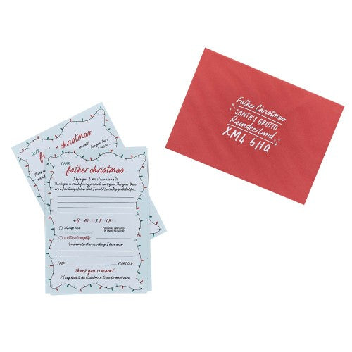Holly Jolly Christmas Letters To Santa - Pack of 10