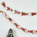 Merry Christmas Reindeer Paper Chain - Pack of 40