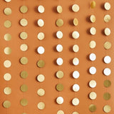 Metallic Mix Up Gold Circle Card Backdrop 20m