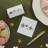 Cosy Christmas Star Place Cards - Pack of 10