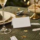 Cosy Christmas Antler Place Cards - Pack of 10