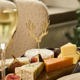 Cosy Christmas Antler Cupcake Topper - Pack of 12