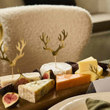 Cosy Christmas Antler Cupcake Topper - Pack of 12