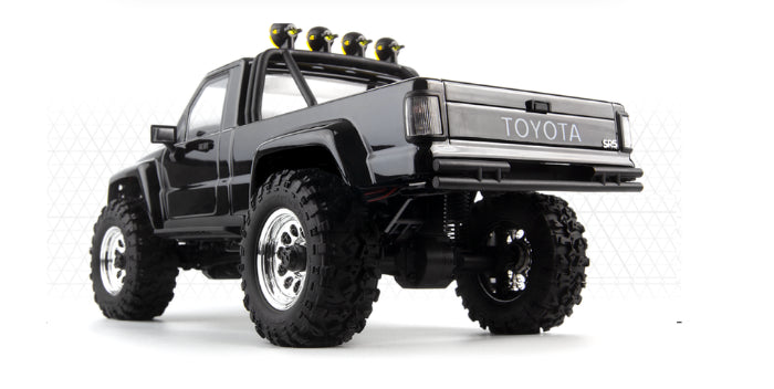 Radio Control - HPI 1/18 Venture 18 1985 Toyota Hilux SR5 - Black