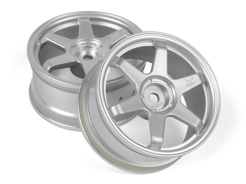 Radio Control - HPI TE37 Wheel 26mm Matte Chrome (0mm Offset)