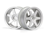 Radio Control - HPI TE37 Wheel 26mm Matte Chrome (3mm Offset)
