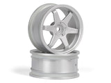 Radio Control - HPI TE37 Wheel 26mm Matte Chrome (3mm Offset)