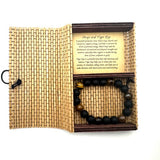 Bracelet - Matte Onyx & Tiger Eye (10mm)