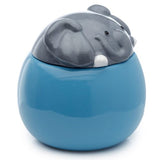 Ceramic Lidded Animal Mug - Adoramals Elephant Peeping Lid