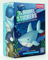 Blind Box 3D Model PVC Stickers Puzzle - Sea Creature (Set of 6)