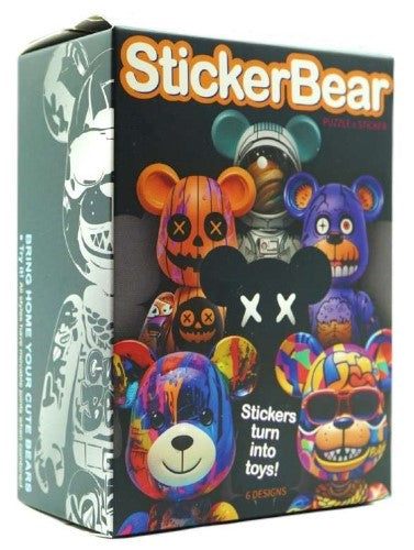 Blind Box 3D Model PVC Stickers Puzzle - Big Bear (Set of 6)