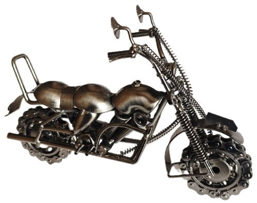 Ornament - Steampunk Motorbike 3 (30 x 10 x 11cm)