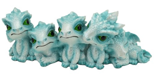 Ornament - Four Baby Ice Dragons (20.5cm)