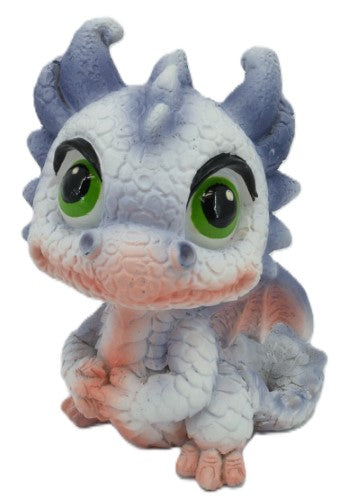 Ornament - White Baby Dragon (7 x 5.5 x 7.5cm)