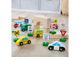 Melissa & Doug - Wooden Traffic Signs and Vehicles