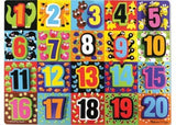 Melissa & Doug - Jumbo Numbers Chunky Puzzle - 20pc