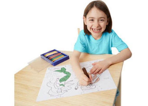 Melissa & Doug - Jumbo Colouring Pad - Pink