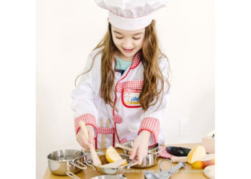 Melissa & Doug - Chef Role Play Costume Set - Pack of 3