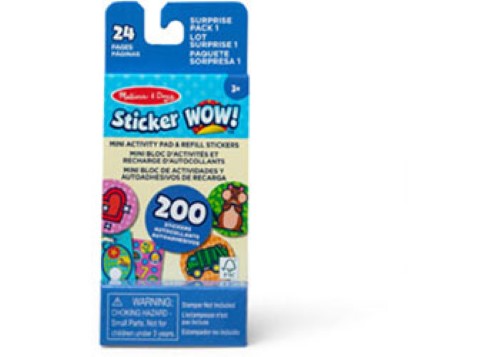 Melissa & Doug - Sticker WOW! Refill Stickers - Surprise Pack (NEW)