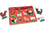Melissa & Doug - Farm Animals Sound Puzzle - 8pc