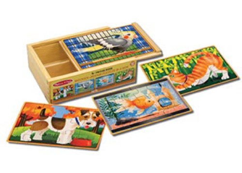 Melissa & Doug - Pets Puzzles in a Box