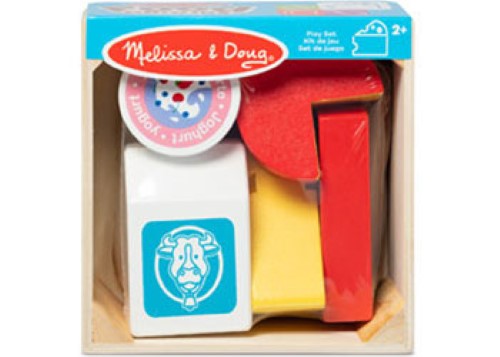 Melissa & Doug - Wooden Food Groups Play Set - Dairy (NEW)