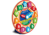 Melissa & Doug - Wooden Shape Sorting Clock (NEW)