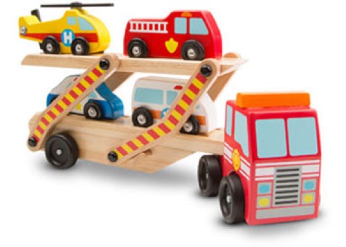 Melissa & Doug - Emergency Vehicle Carrier