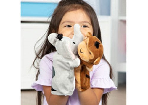 Melissa & Doug - Safari Puppet Set (6 Pc)