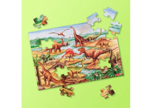 Melissa & Doug Dinosaurs Floor Puzzle 48 Pieces