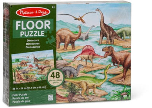 Melissa & Doug Dinosaurs Floor Puzzle 48 Pieces