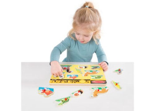 Melissa & Doug - Pets Sound Puzzle - 8pc
