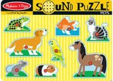 Melissa & Doug - Pets Sound Puzzle - 8pc