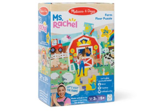 Melissa & Doug - Ms Rachel Farm Floor Puzzle