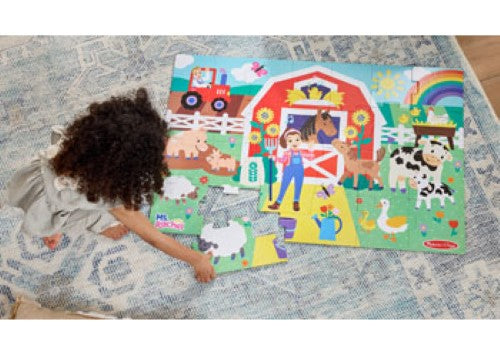 Melissa & Doug - Ms Rachel Farm Floor Puzzle