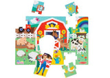 Melissa & Doug - Ms Rachel Farm Floor Puzzle