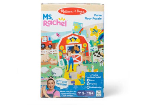Melissa & Doug - Ms Rachel Farm Floor Puzzle
