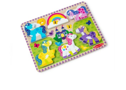 Melissa & Doug - Unicorn Chunky Puzzle