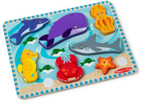 Melissa & Doug - Sea Life Chunky Puzzle