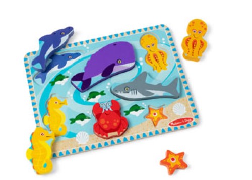 Melissa & Doug - Sea Life Chunky Puzzle
