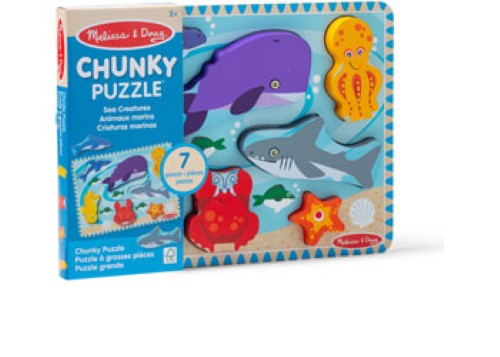 Melissa & Doug - Sea Life Chunky Puzzle