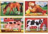 Melissa & Doug - Farm Puzzles In A Box