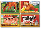 Melissa & Doug - Farm Puzzles In A Box
