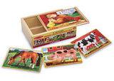 Melissa & Doug - Farm Puzzles In A Box