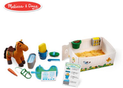 Melissa & Doug - Feed & Groom Horse Care Play Set (NEW)
