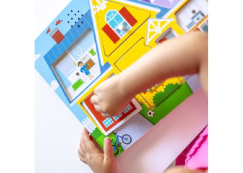 Melissa & Doug - Around the House Sound Puzzle - 8pc