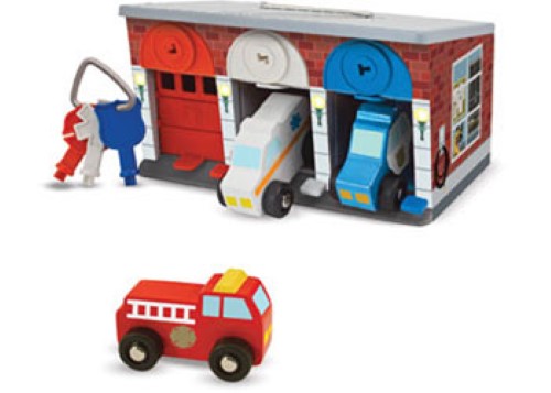 Melissa & Doug - Lock & Roll Rescue Truck Garage