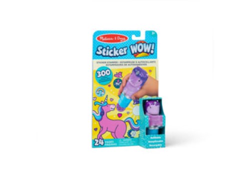 Melissa & Doug - Sticker WOW! Activity Set - Purple Unicorn